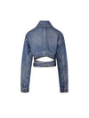 Jacket AA9V03415T536525 BLEU VINTAGE BLUE - ALAIA - BALAAN 4