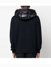 Men's Padded Hooded Wool Cardigan Navy - MONCLER - BALAAN 6