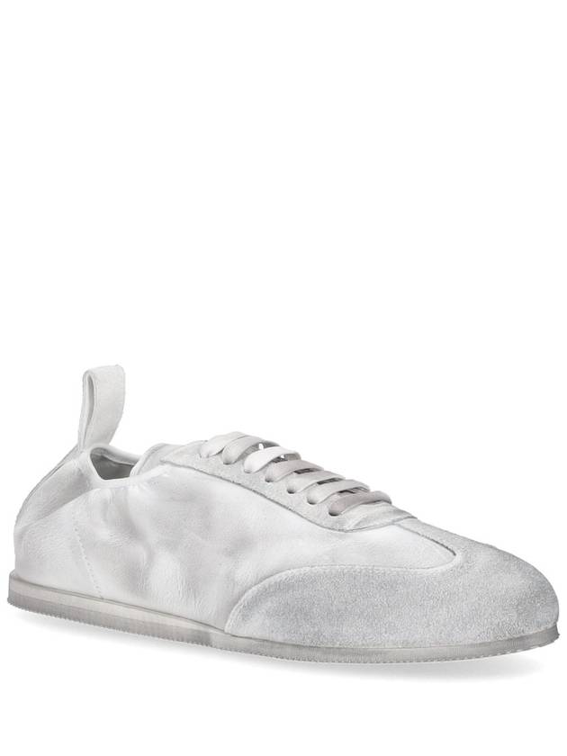 SAMI SOFT LOW-TOP BOXING SNEAKERS CALF & SUEDE SKI - ANN DEMEULEMEESTER - BALAAN 2