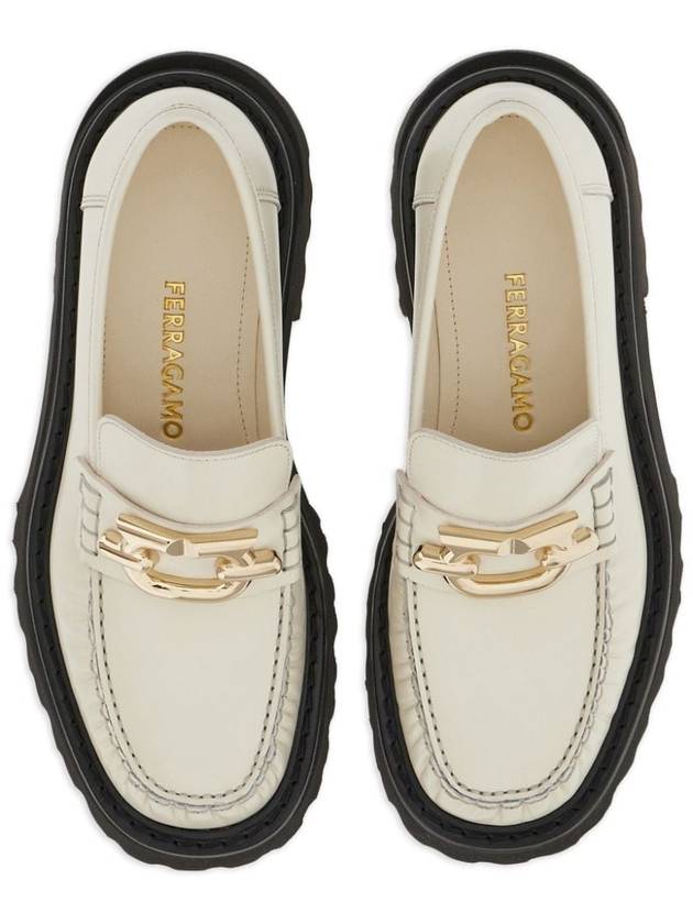 23 fw GANCIO leather loafers 01G019763905002 B0710735740 - SALVATORE FERRAGAMO - BALAAN 5