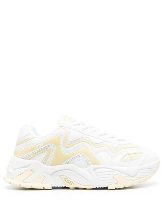 Logo Vortex Low Top Sneakers White - MSGM - BALAAN 1