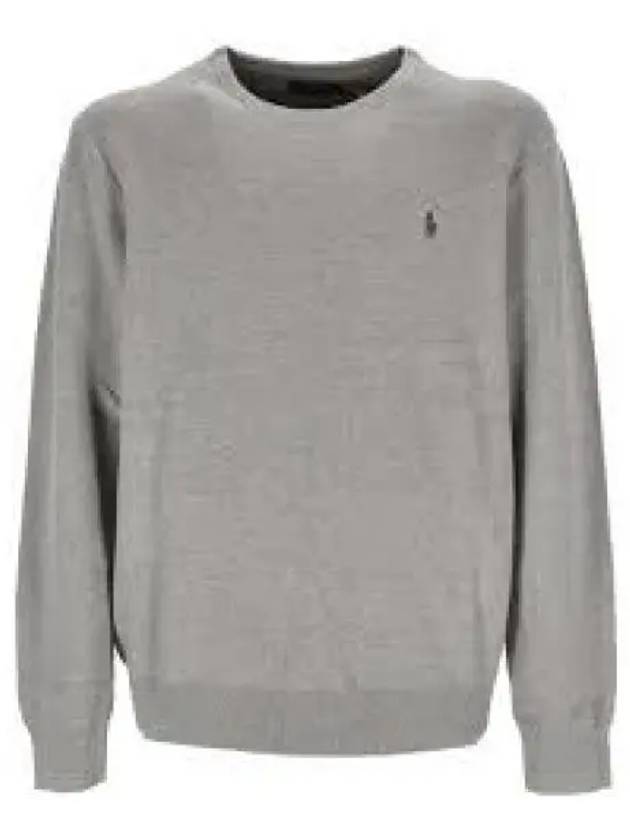 Cotton crewneck sweater gray 1236814 - POLO RALPH LAUREN - BALAAN 1