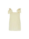 Women's Linen Sleeveless Ivory - CHLOE - BALAAN 2