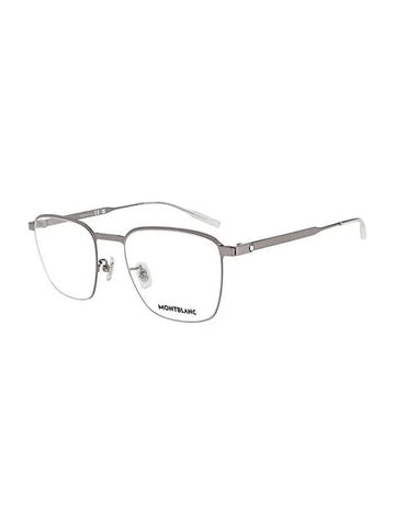 Square Metal Eyeglasses Ruthenium - MONTBLANC - BALAAN 1