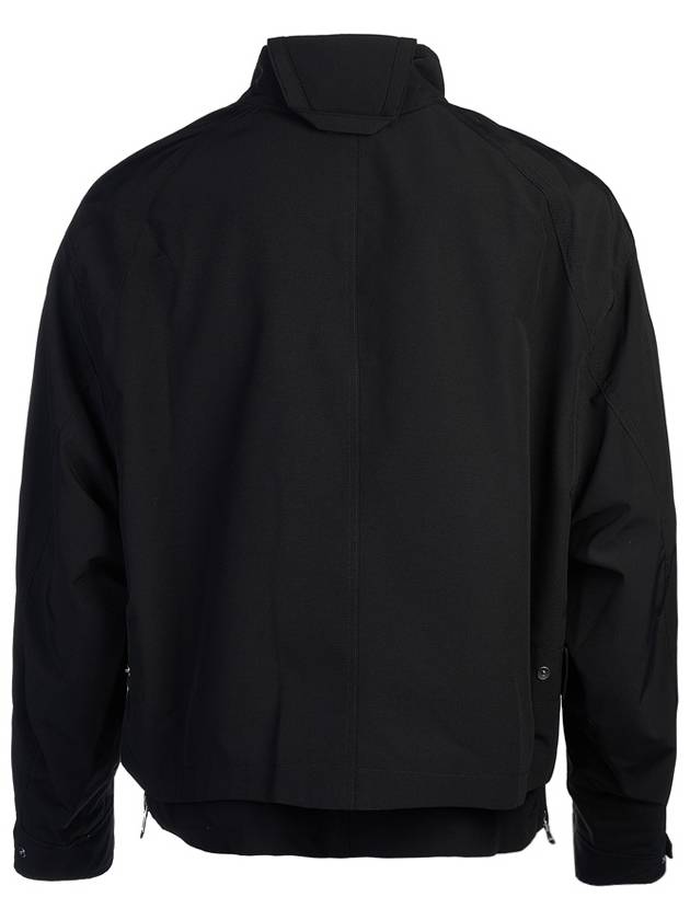 Men's Black Two Pocket Zip Up Jacket S231JP02 202B - SOLID HOMME - BALAAN 4