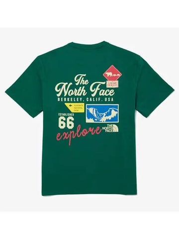 The North Face NT7UQ10M White Label Emblem Archive Short Sleeve Round Tee - THE NORTH FACE - BALAAN 1