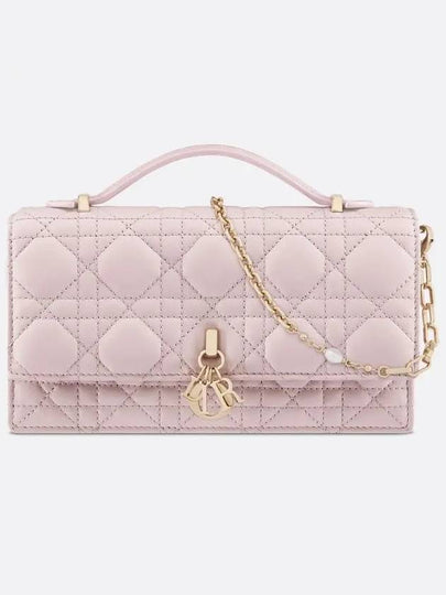 Miss Cannage Lambskin Mini Bag Pale Pink - DIOR - BALAAN 2