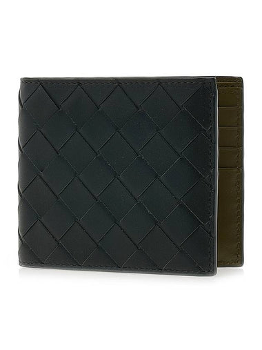 Men's Intrecciato Half Wallet 743211 VCPQ6 1878 - BOTTEGA VENETA - BALAAN 1