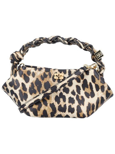 Ganni Leopard Mini  Bou Bag - GANNI - BALAAN 1