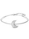 Sublima Moon Crystal Bangle Bracelet Silver - SWAROVSKI - BALAAN 3