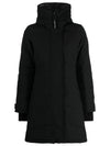 Lorette Hooded Padding Parka Black - CANADA GOOSE - BALAAN 5