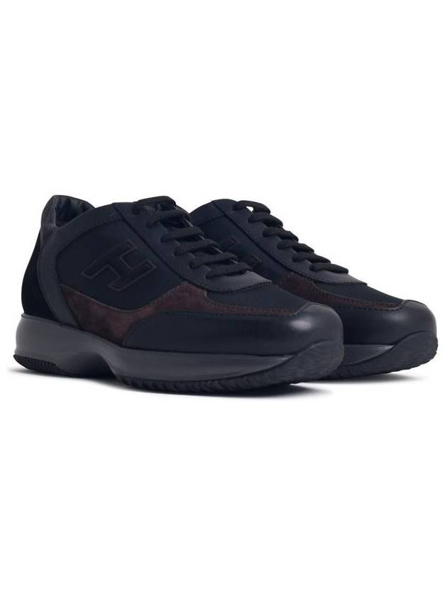 Hogan 'H Floc' Black Suede Sneakers - HOGAN - BALAAN 2