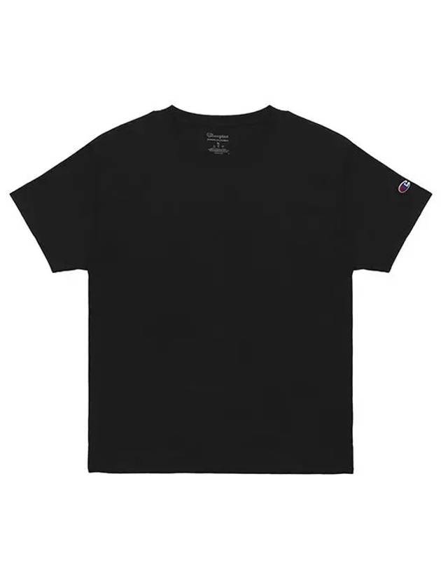 Logo Wappen Short Sleeve T-Shirt Black - CHAMPION - BALAAN 1