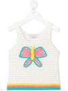 Kids Butterfly Sleeveless Knit 602658 SQM09 9100 - STELLA MCCARTNEY - BALAAN 2