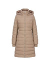 Hooded Long Down Padding Brown - BURBERRY - BALAAN 2