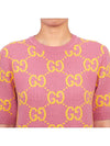 GG Wool Mini Short Dress Pink - GUCCI - BALAAN 6