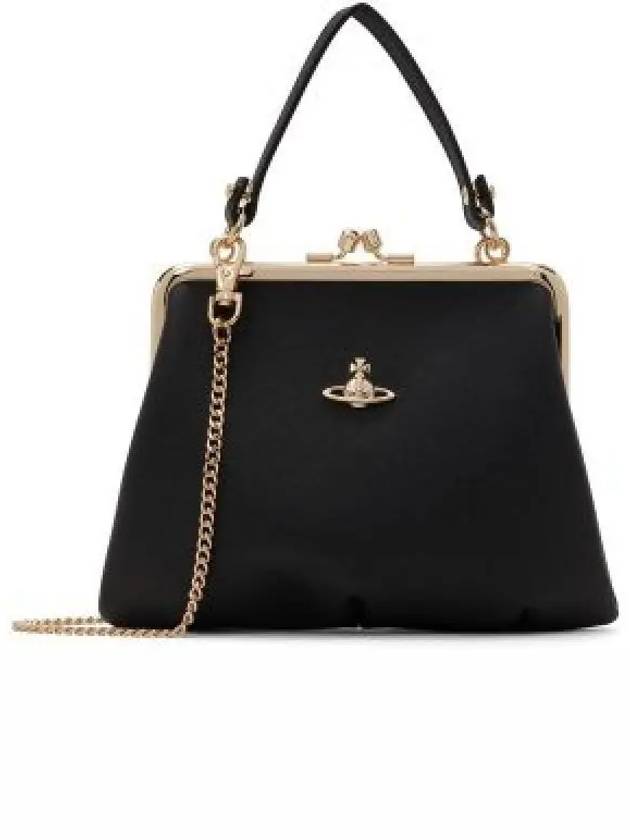 Granny Frame Tote Bag Black - VIVIENNE WESTWOOD - BALAAN 2