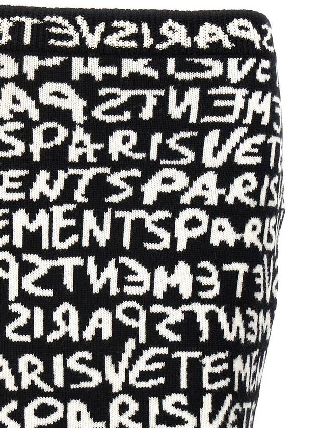 Vetements 'Graffiti Monogram' Skirt - VETEMENTS - BALAAN 3