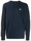 Men's Embroidered Logo Sweatshirt Navy - CP COMPANY - BALAAN 2