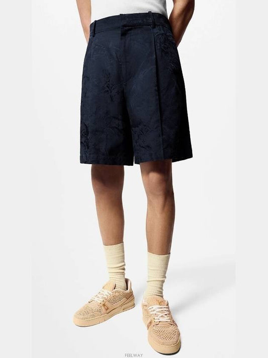 Monogram Cotton Blend Tailored Shorts - LOUIS VUITTON - BALAAN 2