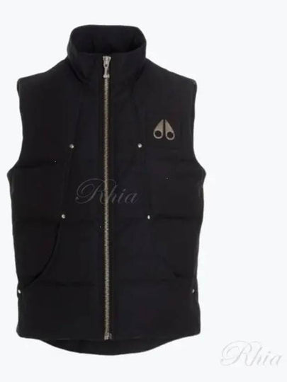 Logo Montreal Padded Vest Navy - MOOSE KNUCKLES - BALAAN 2