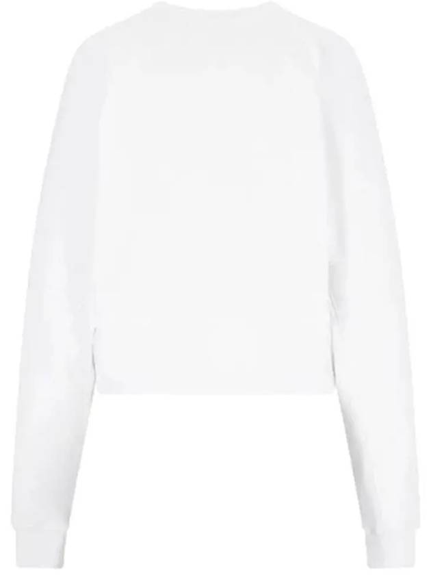 Spray ORB Logo Sweatshirt White - VIVIENNE WESTWOOD - BALAAN 4