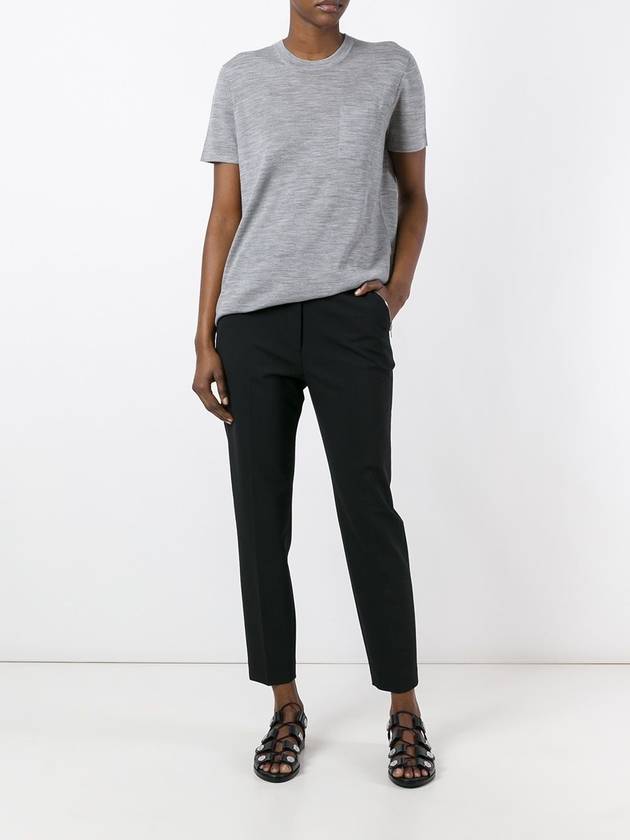 Silk Knit Crewneck Tee - ALEXANDER WANG - BALAAN 6