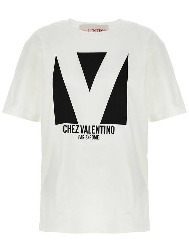 Valentino Garavani Valentino Garavani 'Chez Valentino' T-Shirt - VALENTINO - BALAAN 1