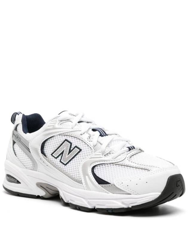 530 Retro Running Low Top Sneakers Navy White - NEW BALANCE - BALAAN 3