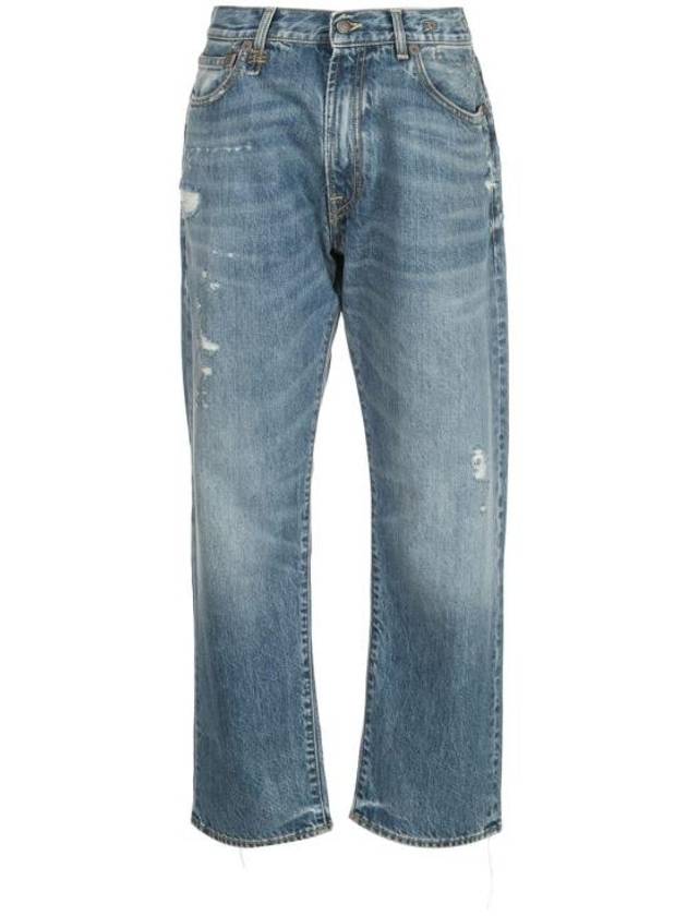 Boyfriend Straight Jeans Blue - R13 - BALAAN 2