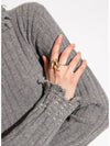 Maison Margiela Gold Silver Bird Double Ring - MAISON MARGIELA - BALAAN 5