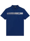 Genuine Men s Class Regular Fit Golf Polo Estate Blue GMJT11508 O341 - J.LINDEBERG - BALAAN 1