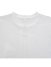 Center Front Stripes Short Sleeve T-Shirt White - Y-3 - BALAAN 9