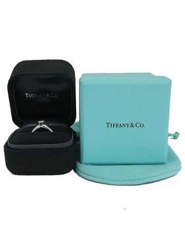 Tiffany PT950 Platinum 0 16 Carat Diamond Wedding Ring - TIFFANY & CO. - BALAAN 1