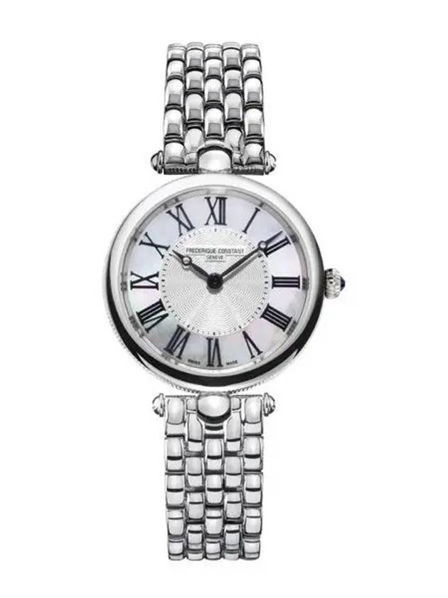 Classic Art Deco Round Metal Watch Sliver - FREDERIQUE CONSTANT - BALAAN 3