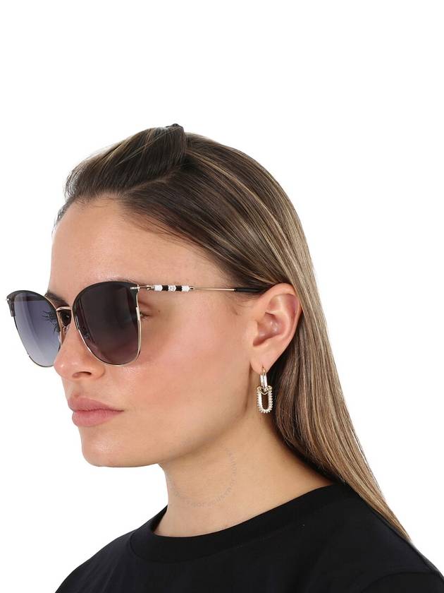 Carolina Herrera Grey Shaded Butterfly Ladies Sunglasses CH 0036/S 0RHL/9O 56 - CAROLINA HERRERA - BALAAN 2