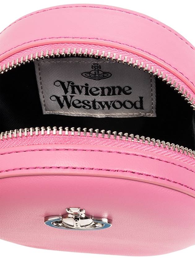 Small Leather Round Cross Bag Pink - VIVIENNE WESTWOOD - BALAAN 6