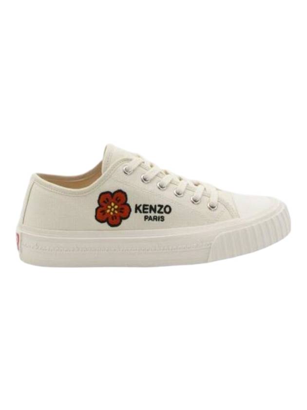 Foxy Canvas Low Top Sneakers White - KENZO - BALAAN 1