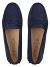 Gommino Suede Driving Shoes Blue - TOD'S - BALAAN 7