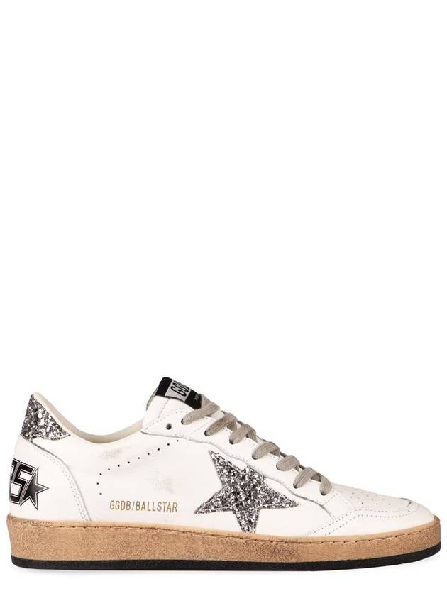 Ball Star Heel Tab Low Sneakers White Silver - GOLDEN GOOSE - BALAAN 2