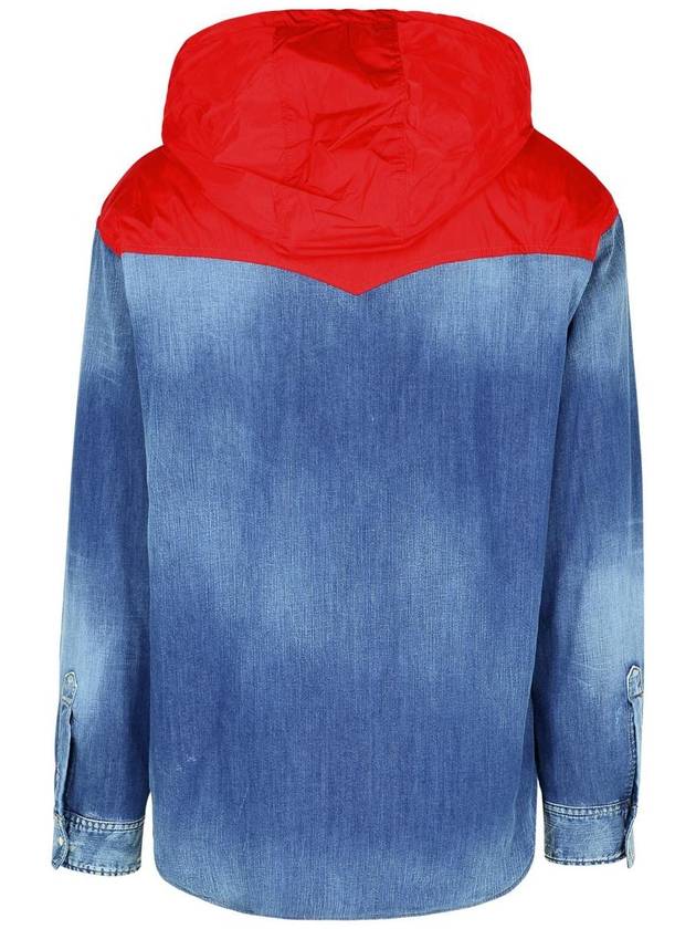 DSQUARED2 Blue Cotton Jacket - DSQUARED2 - BALAAN 3