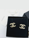 CC logo earrings pearl white gold A64766 - CHANEL - BALAAN 2