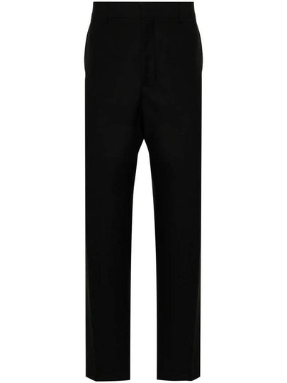 Tailored Virgin Wool Straight Pants Black - AMI - BALAAN 2