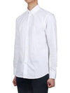 Logo Long Sleeve Shirt White - ETRO - BALAAN 5