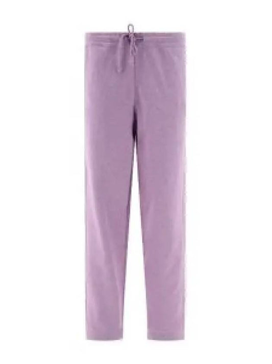 Organic Cotton Track Pants Purple - GANNI - BALAAN 2