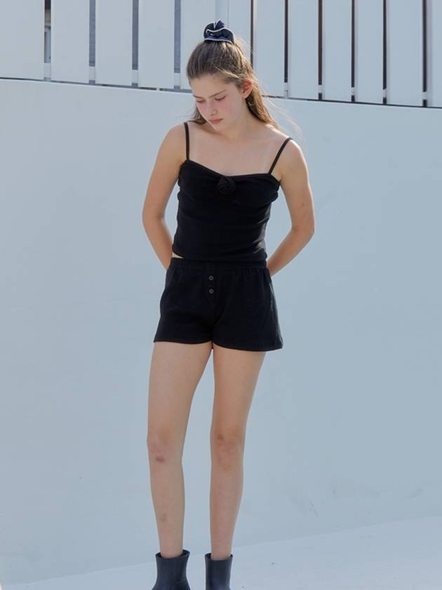 BUTTON SHORTS BLACK - ANOETIC - BALAAN 3