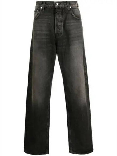 Wide leg denim pants black RHPF23PA180123720372 1243471 - RHUDE - BALAAN 1