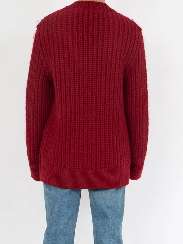 Calvin Klein 205W39NYC by oversized chunky stripe sweater - RAF SIMONS - BALAAN 4