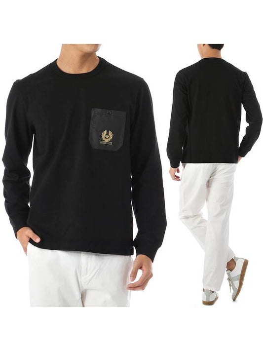 Logo woven pocket tshirt 71130749 90000 - BELSTAFF - BALAAN 1