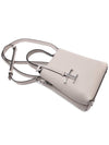 Micro Leather Mini Tote Bag Light Grey - TOD'S - BALAAN 6